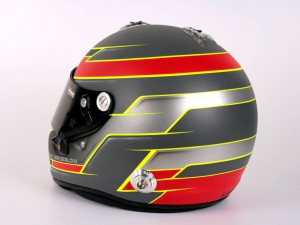 helmade-helmet-design-arai-backview-neon-yellow-matte-silver