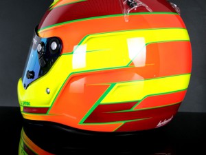 helmade-helmet-design-arai-style-backview-neon-orange-yellow-gradient-green