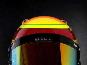 helmade-helmet-design-arai-style-frontview-neon-orange-yellow-gradient-green