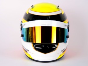 helmade-helmet-design-arai-style-frontview-neon-yellow-visor-black