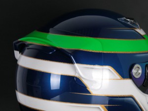 helmade-helmet-design-arai-style-spoiler-detail-neon-green-goldflakes-blue