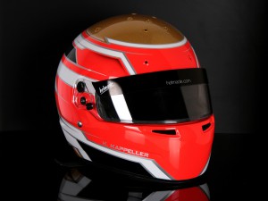 helmade-helmet-design-bell-formula-frontview-neon-orange-goldflakes-red